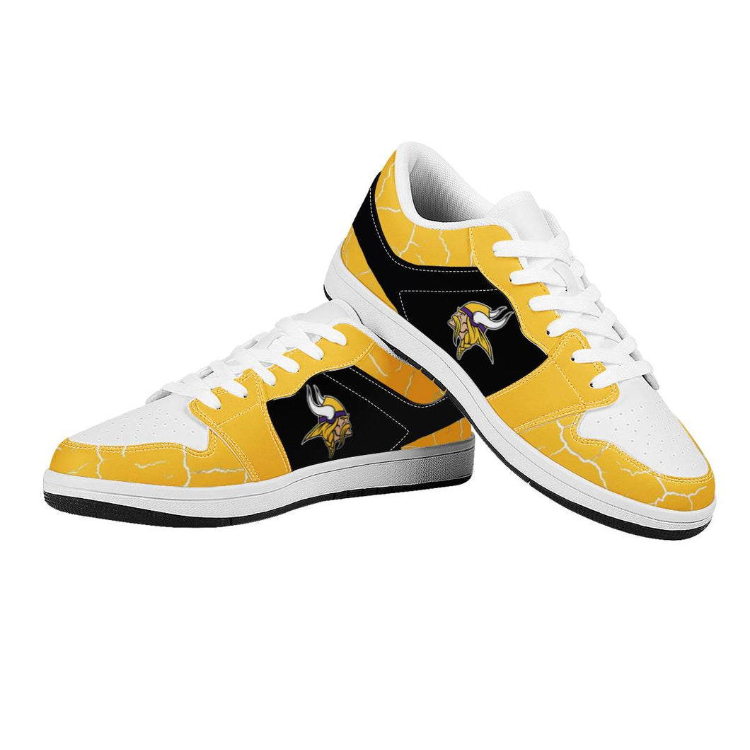 NFL Minnesota Vikings AF1 Low Top Fashion Sneakers Skateboard Shoes