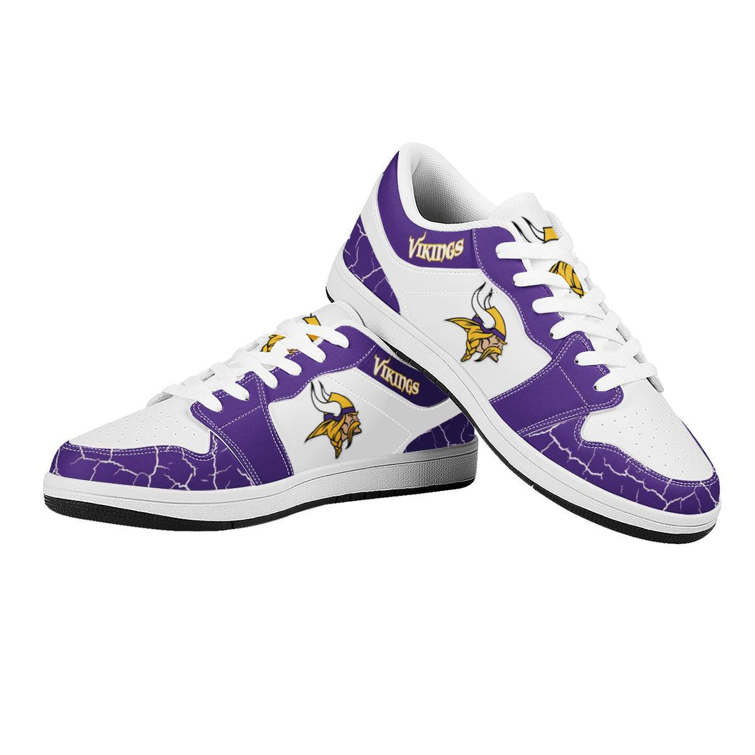 NFL Minnesota Vikings AF1 Low Top Fashion Sneakers Skateboard Shoes