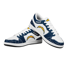 Load image into Gallery viewer, NFL Los Angeles Chargers AF1 Low Top Fashion Sneakers Skateboard Shoes
