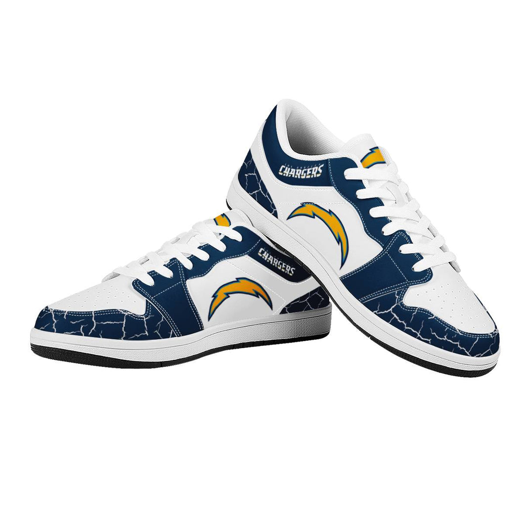 NFL Los Angeles Chargers AF1 Low Top Fashion Sneakers Skateboard Shoes