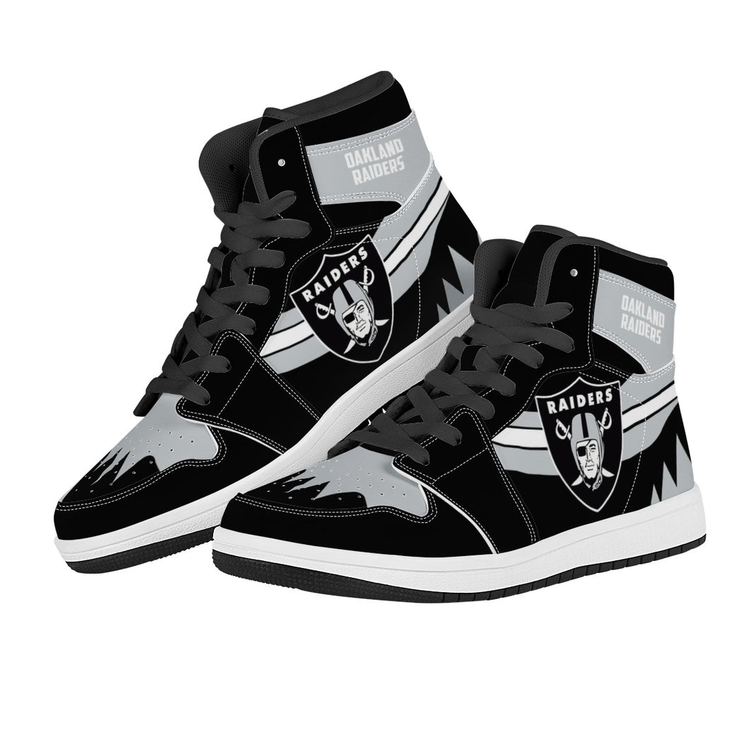 NFL Las Vegas Raiders Air Force 1 High Top Fashion Sneakers Skateboard Shoes