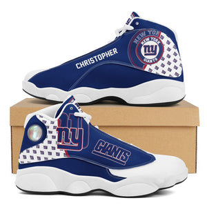 NFL New York Giants Sport High Top Basketball Sneakers Shoes For Men Women