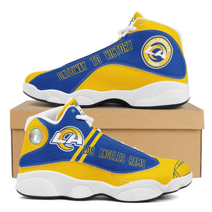 NFL Los Angeles Rams Sport High Top Basketball Sneakers Shoes For Men Women