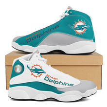 Load image into Gallery viewer, NFL Miami Dolphins Sport High Top Basketball Sneakers Shoes For Men Women
