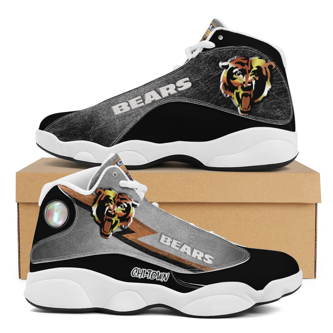 NFL Chicago Bears Sport High Top Basketball Sneakers Shoes For Men Women