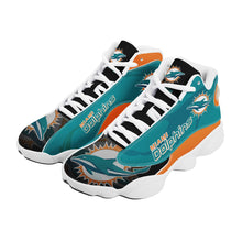 Load image into Gallery viewer, NFL Miami Dolphins Sport High Top Basketball Sneakers Shoes For Men Women
