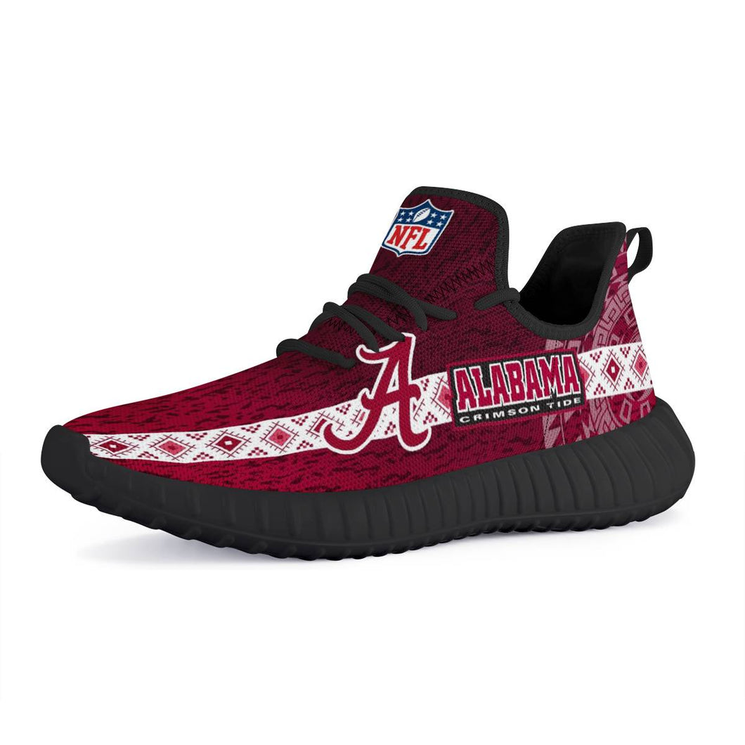 NFL Alabama Crimson Yeezy Sneakers Running Shoes For Men Women