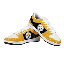 Load image into Gallery viewer, NFL Pittsburgh Steelers AF1 Low Top Fashion Sneakers Skateboard Shoes
