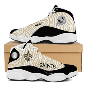 NFL New Orleans Saints Sport High Top Basketball Sneakers Shoes For Men Women