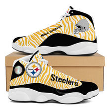 Load image into Gallery viewer, NFL Pittsburgh Steelers Sport High Top Basketball Sneakers Shoes For Men Women
