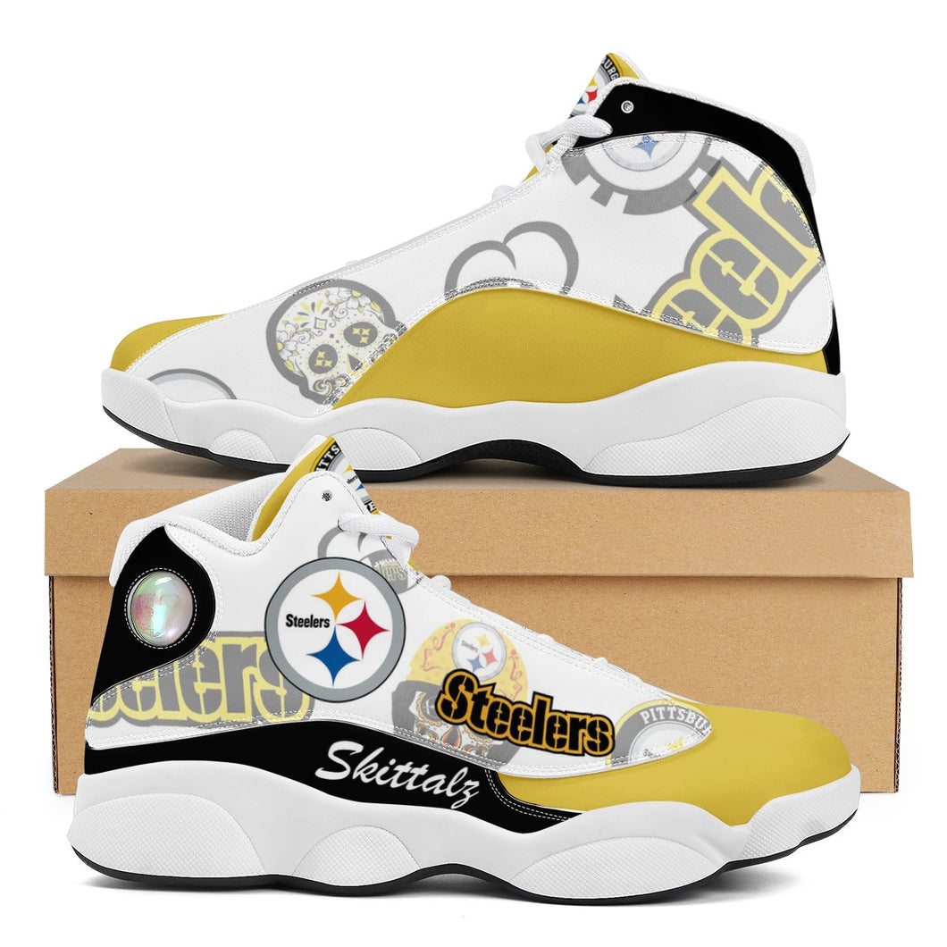 NFL Pittsburgh Steelers Sport High Top Basketball Sneakers Shoes For Men Women