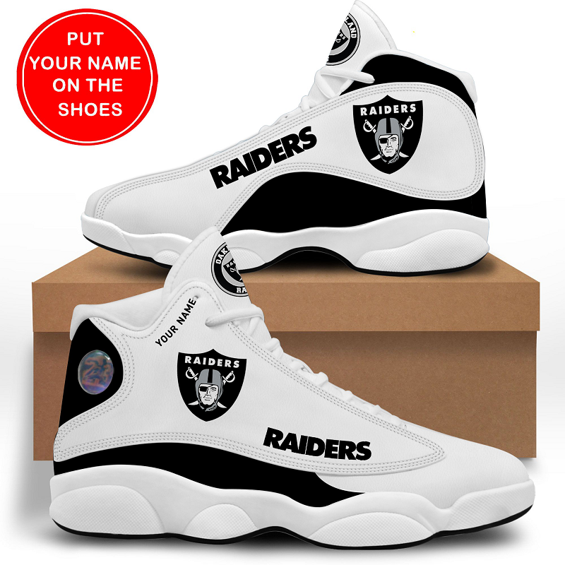 NFL Las Vegas Raiders Sport High Top Basketball Sneakers Shoes For Men Women