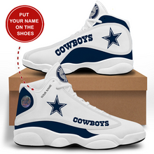 Load image into Gallery viewer, NFL Dallas Cowboys Sport High Top Basketball Sneakers Shoes For Men Women
