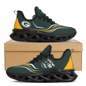 NFL Green Bay Packers Casual Jogging Running Flex Control Shoes For Men Women