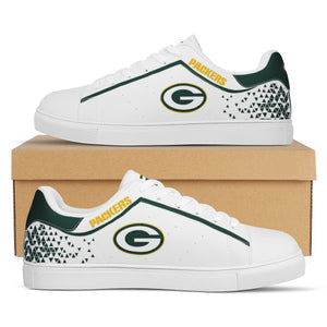 NFL Green Bay Packers Stan Smith Low Top Fashion Skateboard Shoes