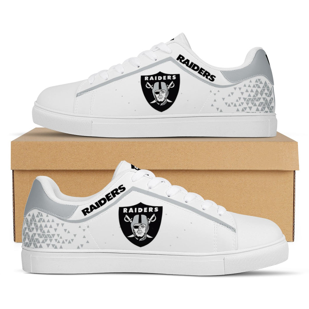 NFL Las Vegas Raiders Stan Smith Low Top Fashion Skateboard Shoes
