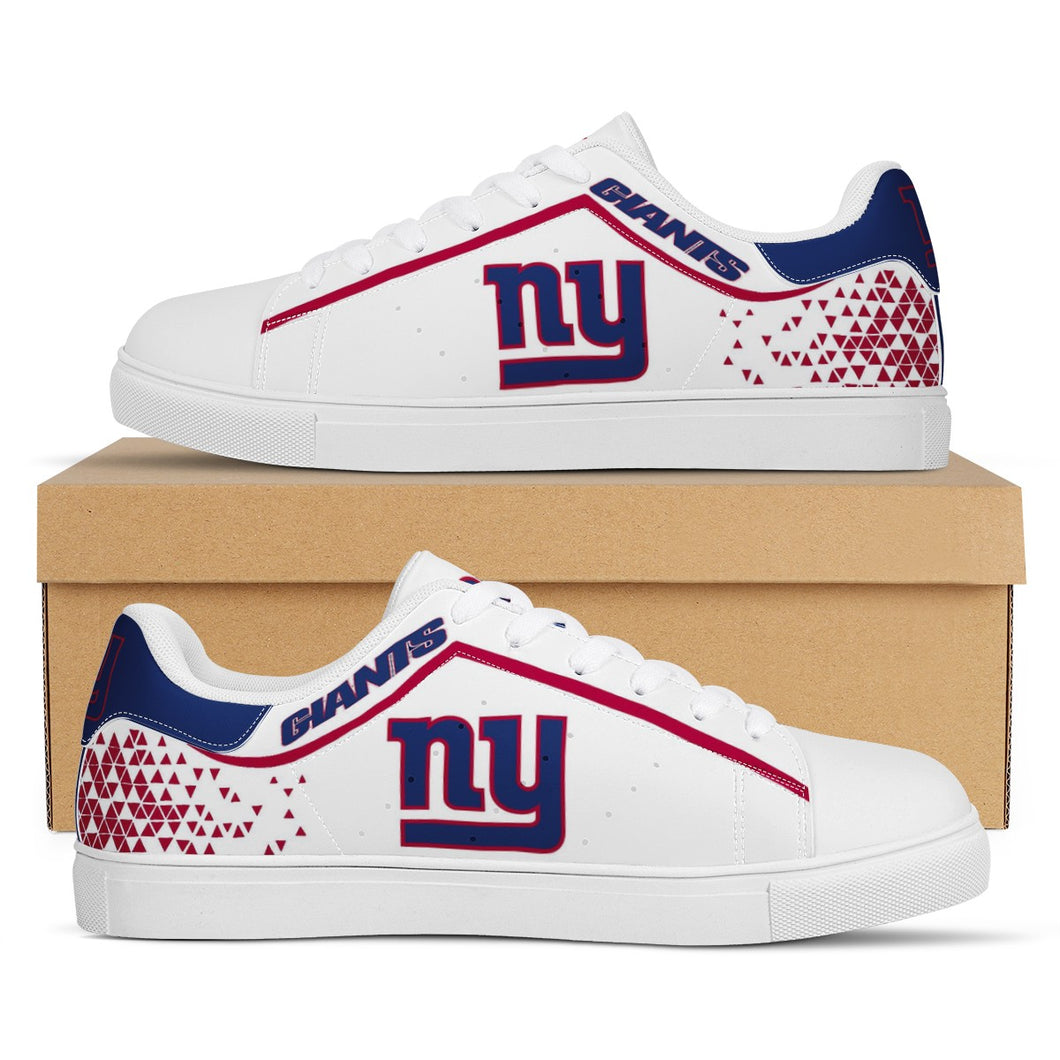 NFL New York Giants Stan Smith Low Top Fashion Skateboard Shoes