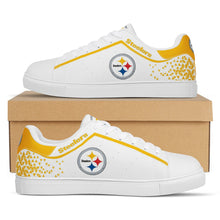 Load image into Gallery viewer, NFL Pittsburgh Steelers Stan Smith Low Top Fashion Skateboard Shoes
