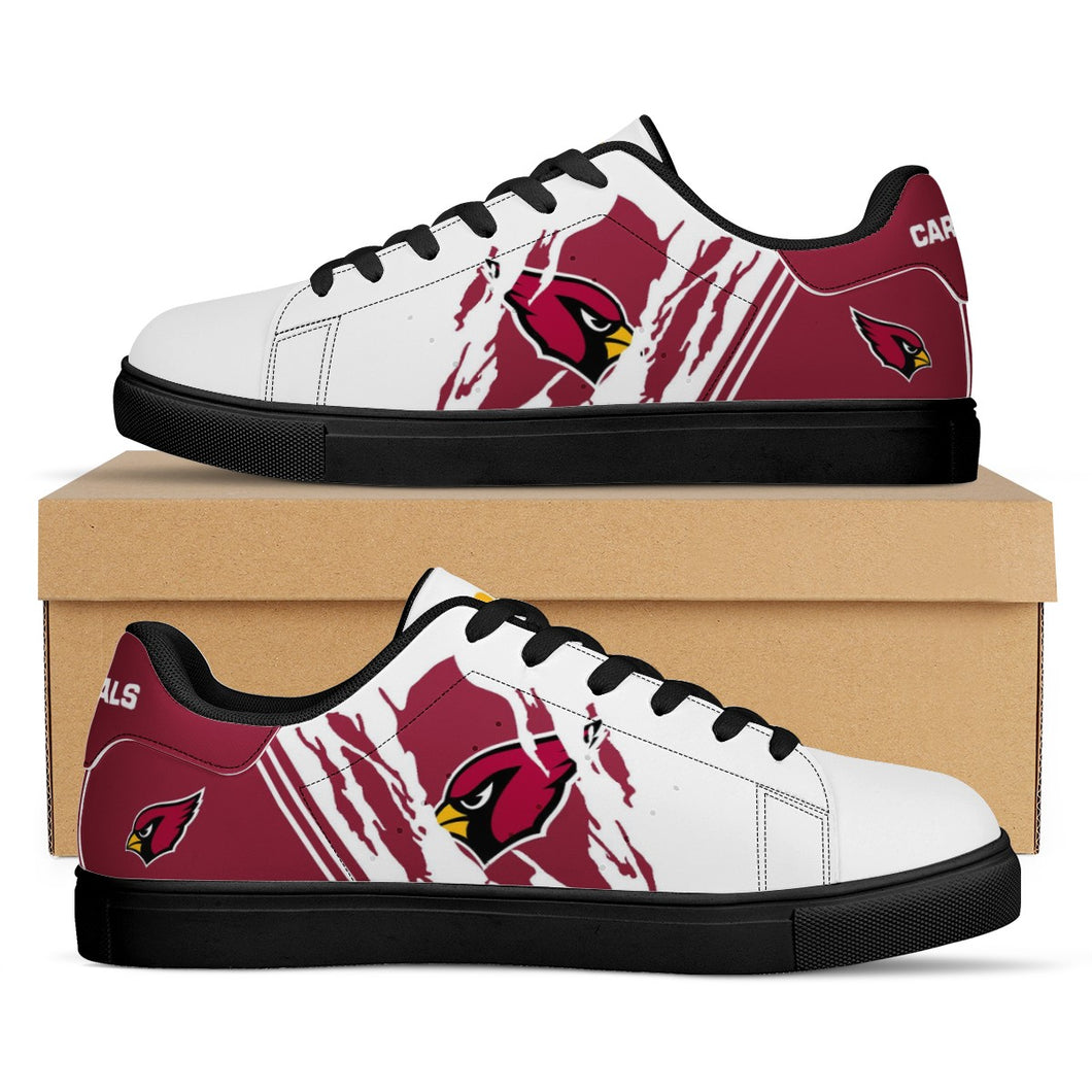 NFL Arizona Cardinals Stan Smith Low Top Fashion Skateboard Shoes