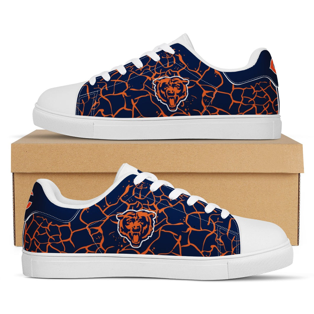 NFL Chicago Bears Stan Smith Low Top Fashion Skateboard Shoes