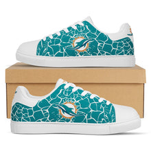 Load image into Gallery viewer, NFL Miami Dolphins Stan Smith Low Top Fashion Skateboard Shoes
