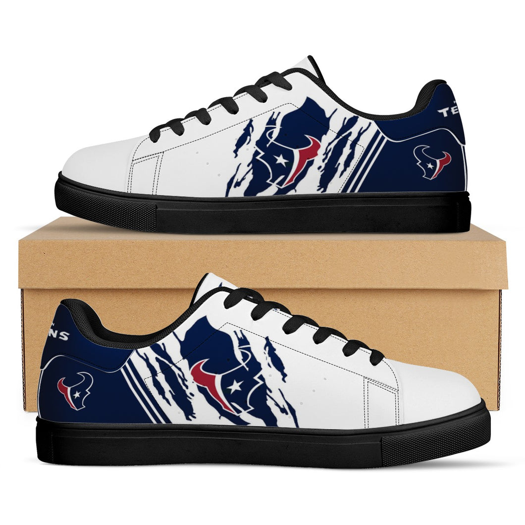 NFL Houston Texans Stan Smith Low Top Fashion Skateboard Shoes