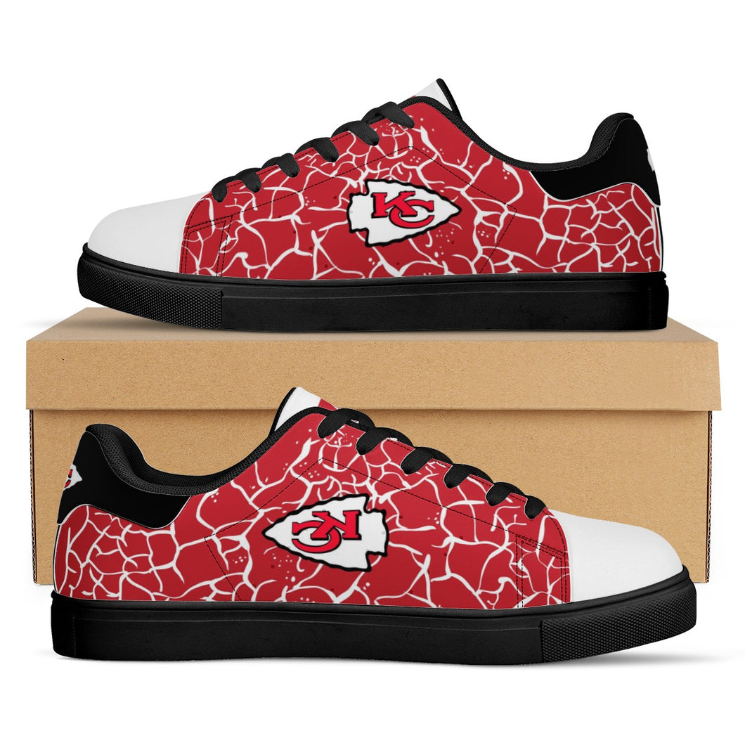 NFL Kansas City Chiefs Stan Smith Low Top Fashion Skateboard Shoes