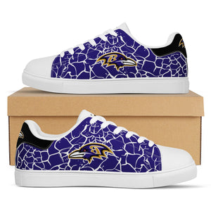 NFL Baltimore Ravens Stan Smith Low Top Fashion Skateboard Shoes