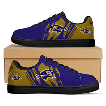 Load image into Gallery viewer, NFL Baltimore Ravens Stan Smith Low Top Fashion Skateboard Shoes
