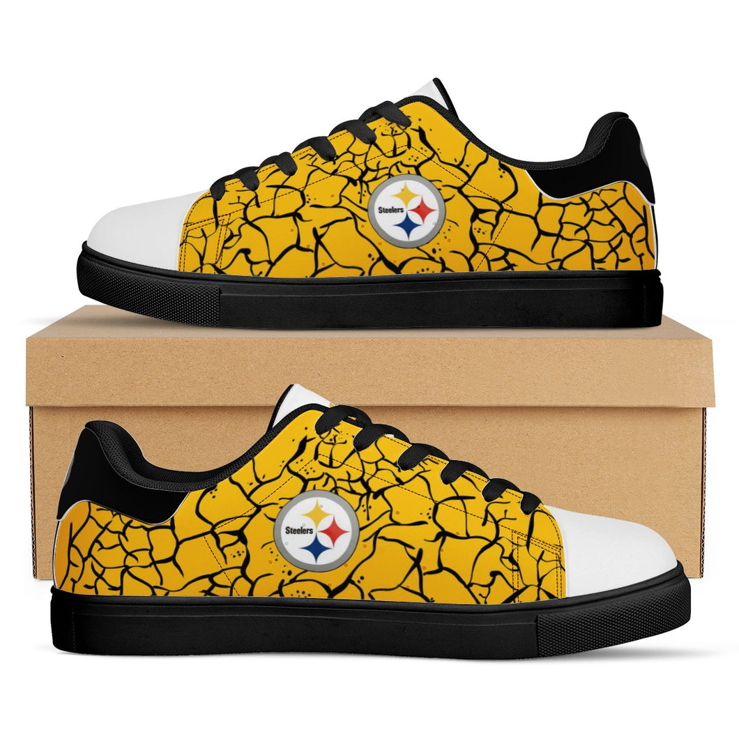 NFL Pittsburgh Steelers Stan Smith Low Top Fashion Skateboard Shoes