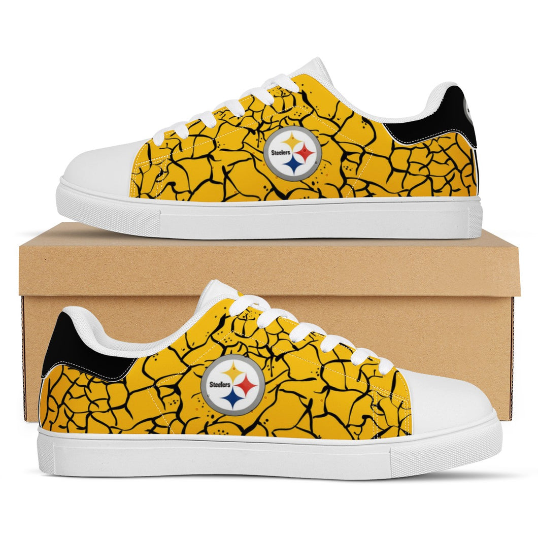 NFL Pittsburgh Steelers Stan Smith Low Top Fashion Skateboard Shoes