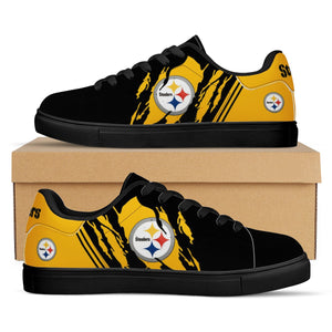 NFL Pittsburgh Steelers Stan Smith Low Top Fashion Skateboard Shoes