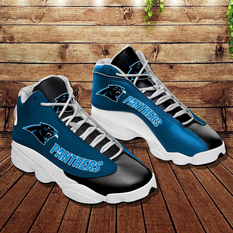 NFL Carolina Panthers Sport High Top Basketball Sneakers Shoes For Men Women