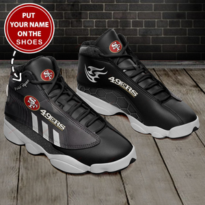 NFL San Francisco 49ers Sport High Top Basketball Sneakers Shoes For Men Women