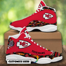 Load image into Gallery viewer, NFL Kansas City Chiefs Sport High Top Basketball Sneakers Shoes For Men Women
