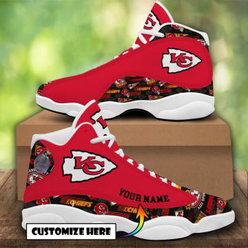 NFL Kansas City Chiefs Sport High Top Basketball Sneakers Shoes For Men Women