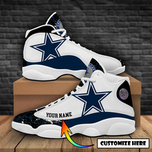 Load image into Gallery viewer, NFL Dallas Cowboys Sport High Top Basketball Sneakers Shoes For Men Women
