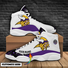 Load image into Gallery viewer, NFL Minnesota Vikings Sport High Top Basketball Sneakers Shoes For Men Women
