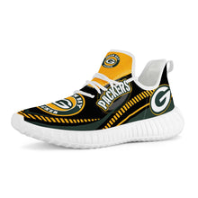 Load image into Gallery viewer, NFL Green Bay Packers Yeezy Sneakers Running Sports Shoes For Men Women
