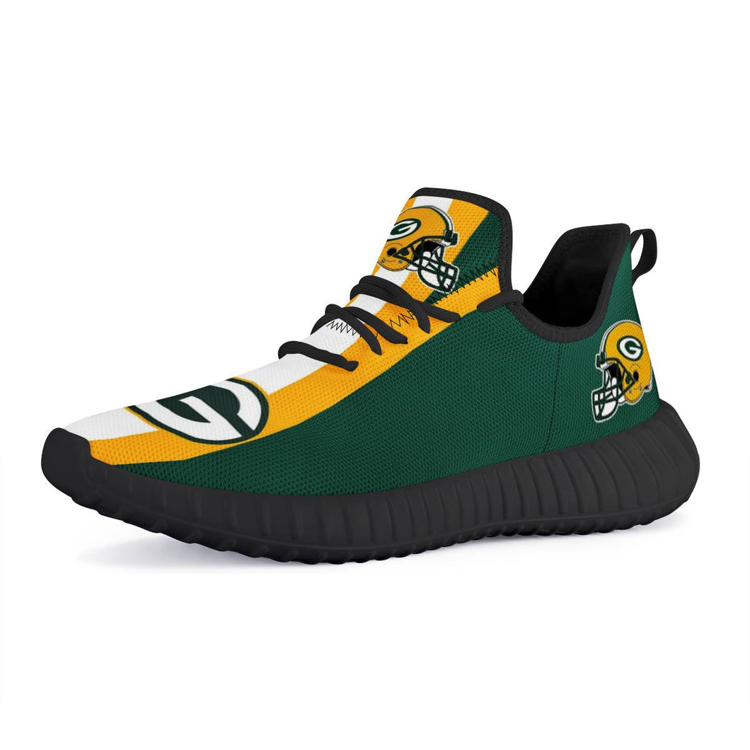 NFL Green Bay Packers Yeezy Sneakers Running Sports Shoes For Men Women