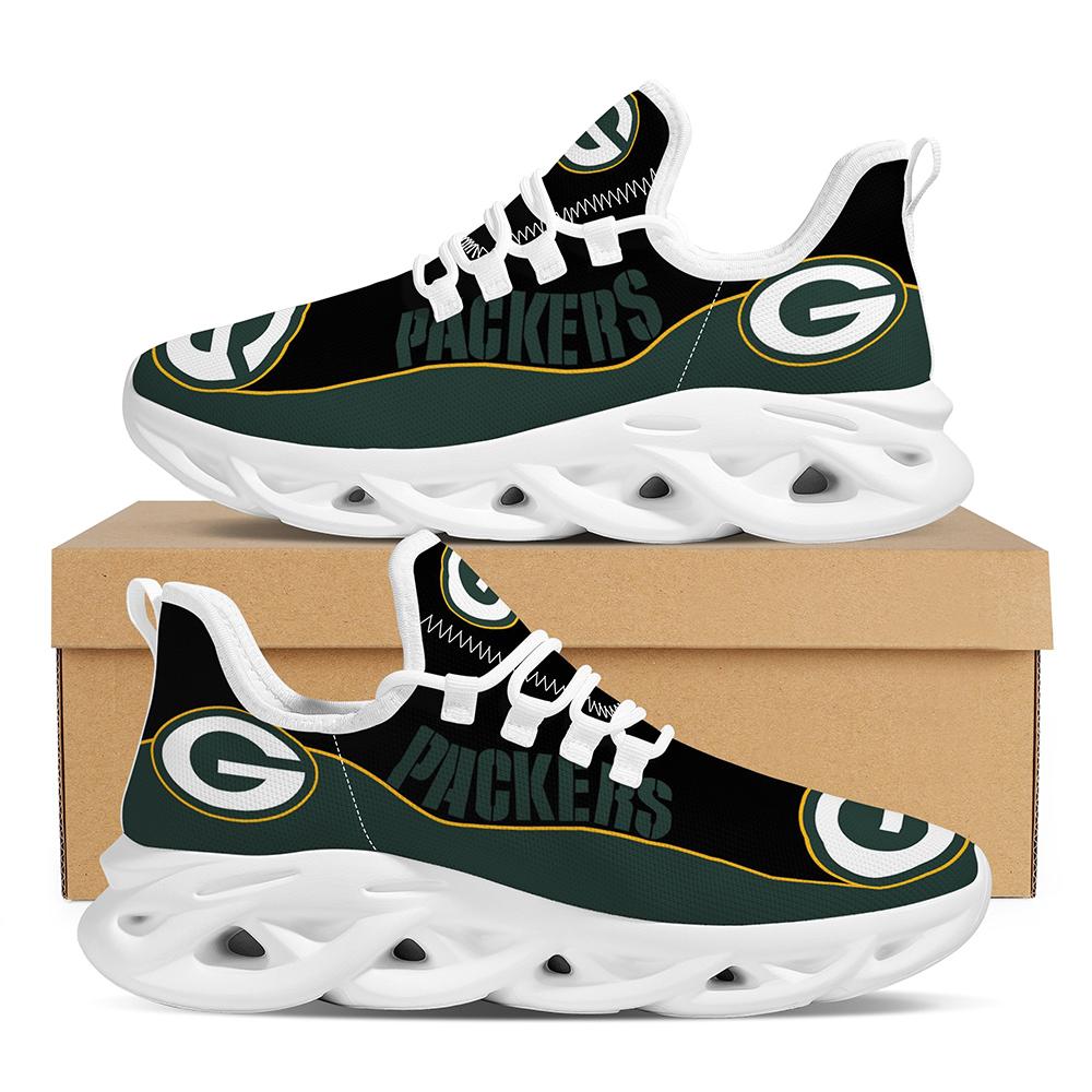 NFL Green Bay Packers Casual Jogging Running Flex Control Shoes For Men Women