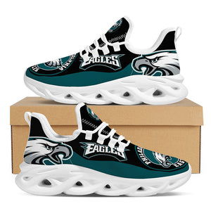 NFL Philadelphia Eagles Casual Jogging Running Flex Control Shoes For Men Women