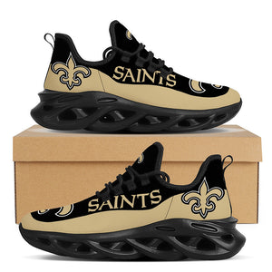 NFL New Orleans Saints Casual Jogging Running Flex Control Shoes For Men Women