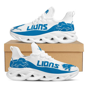 NFL Detroit Lions Casual Jogging Running Flex Control Shoes For Men Women