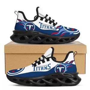 NFL Tennessee Titans Casual Jogging Running Flex Control Shoes For Men Women