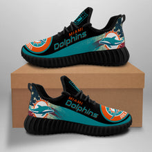 Load image into Gallery viewer, NFL Miami Dolphins Yeezy Sneakers Running Sports Shoes For Men Women
