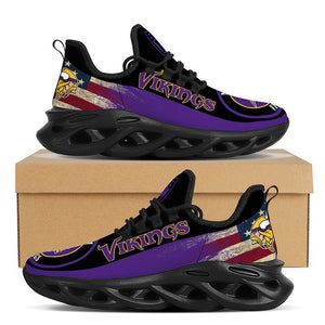 NFL  Minnesota Vikings Casual Jogging Running Flex Control Shoes For Men Women