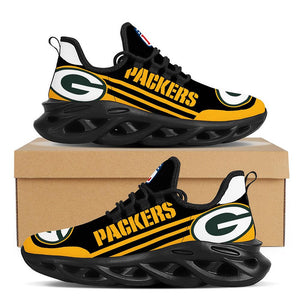 NFL Green Bay Packers Casual Jogging Running Flex Control Shoes For Men Women