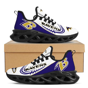 NFL Baltimore Ravens Casual Jogging Running Flex Control Shoes For Men Women