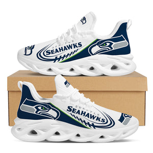 NFL   Seattle Seahawks Casual Jogging Running Flex Control Shoes For Men Women